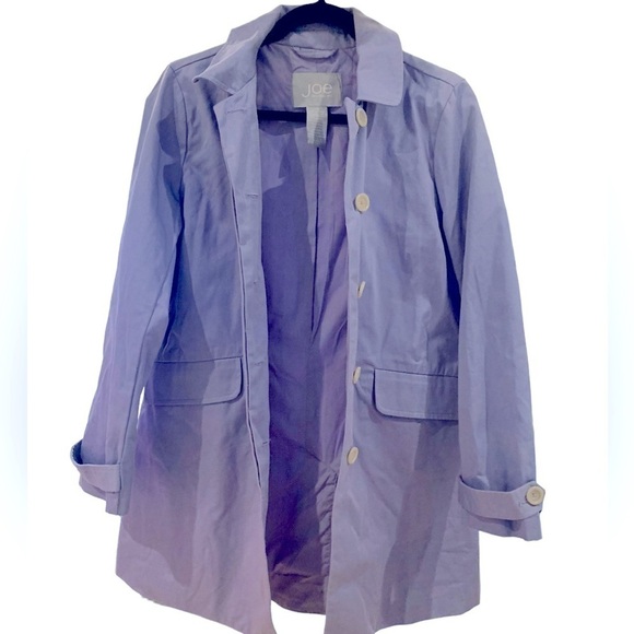 Joe Fresh Lilac Trench Coat - Picture 4 of 6